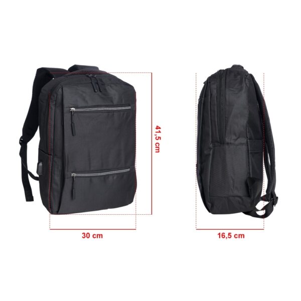 Mochila de Nylon USB 20 Litros - Imagem 3