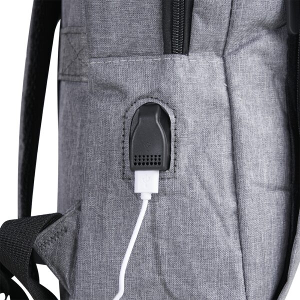Mochila de Nylon USB 21 Litros - Imagem 5
