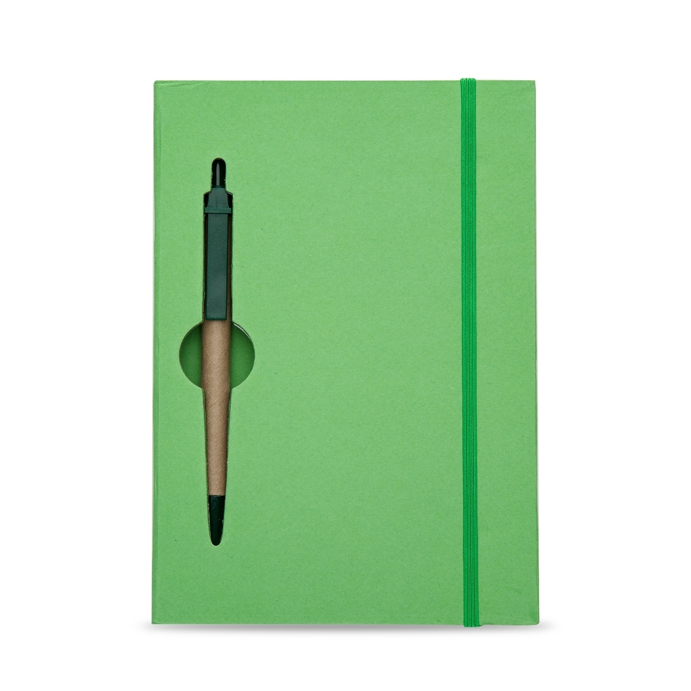 BLOCO DE ANOTAÇÕES C/ CANETA ECOLÓGICA