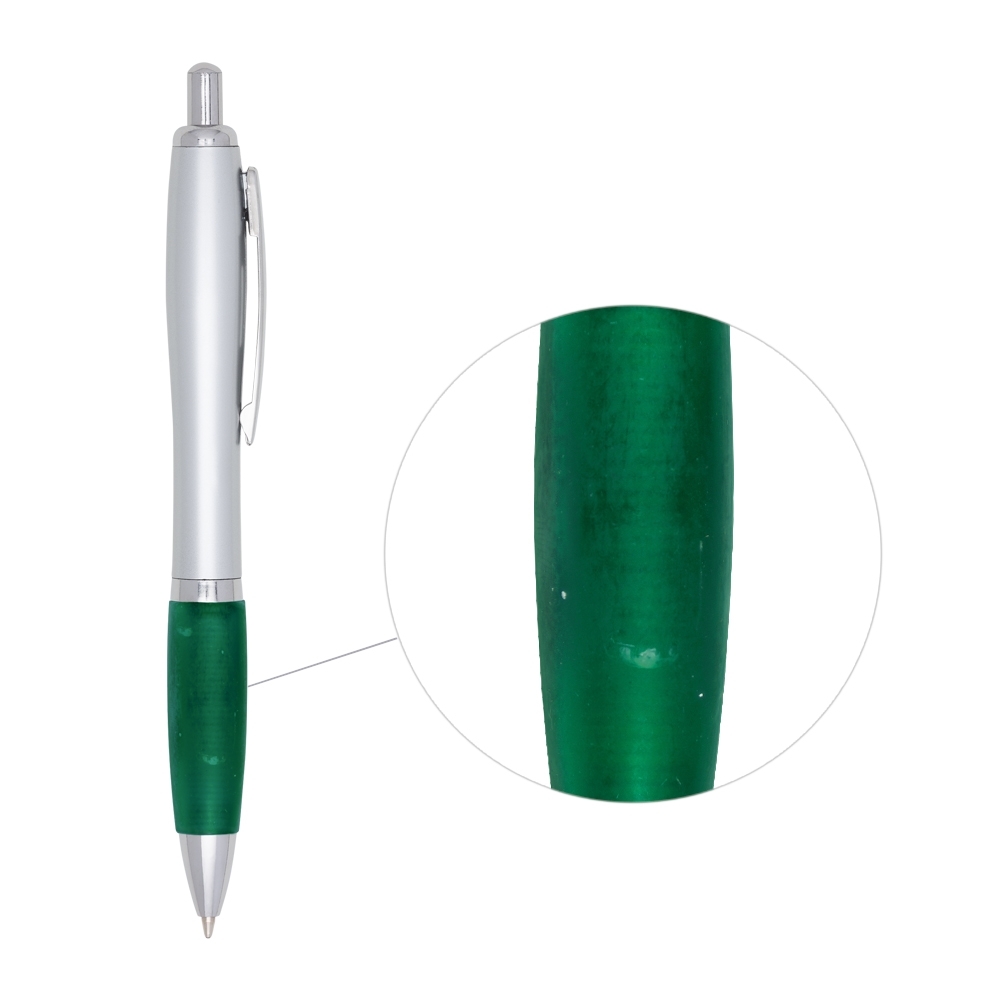 CANETA PLÁSTICA C/ DET EMBORRACHADO