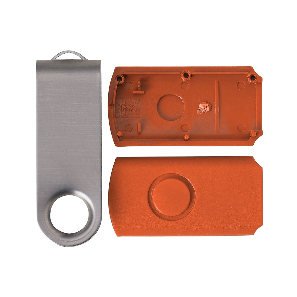 CARCAÇA P/ MEMORIA GIRATORIO ESCOVADA