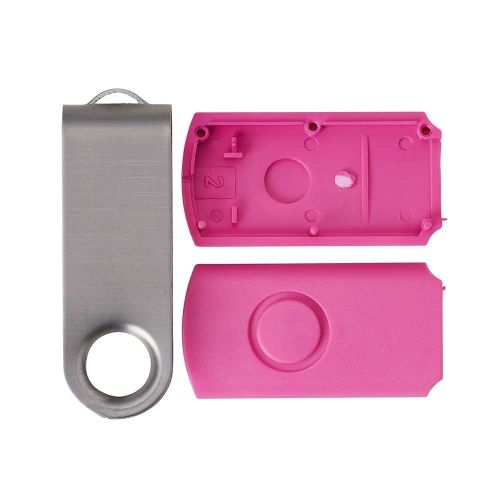 CARCAÇA P/ MEMORIA GIRATORIO ESCOVADA