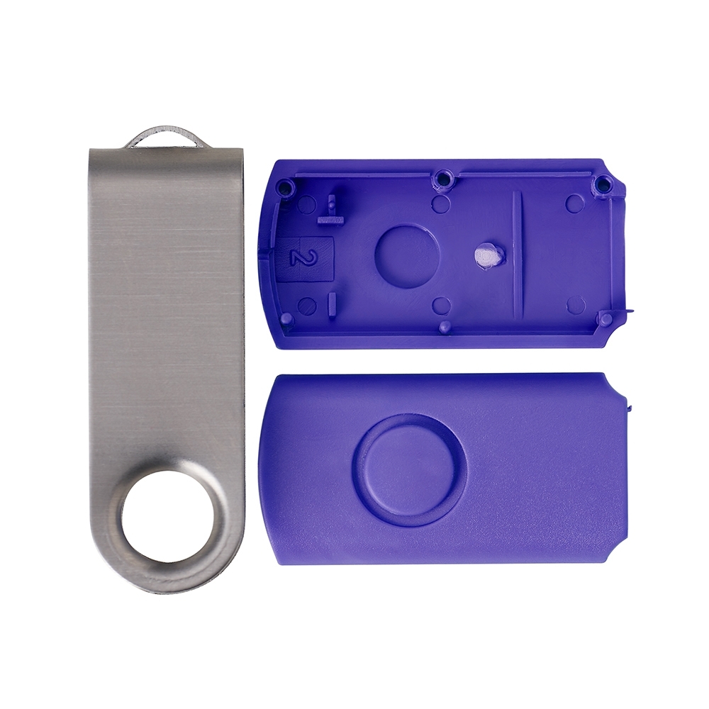 CARCAÇA P/ MEMORIA GIRATORIO ESCOVADA