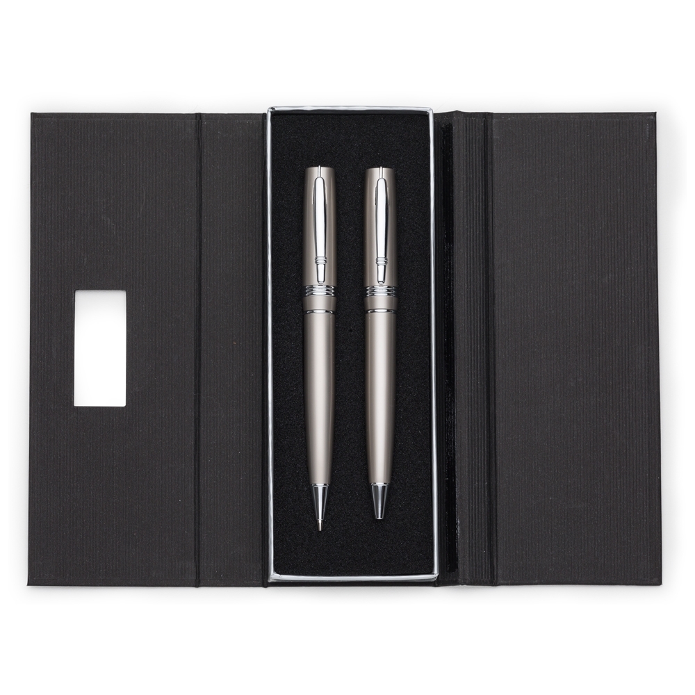 CONJUNTO CANETA E LAPISEIRA METAL