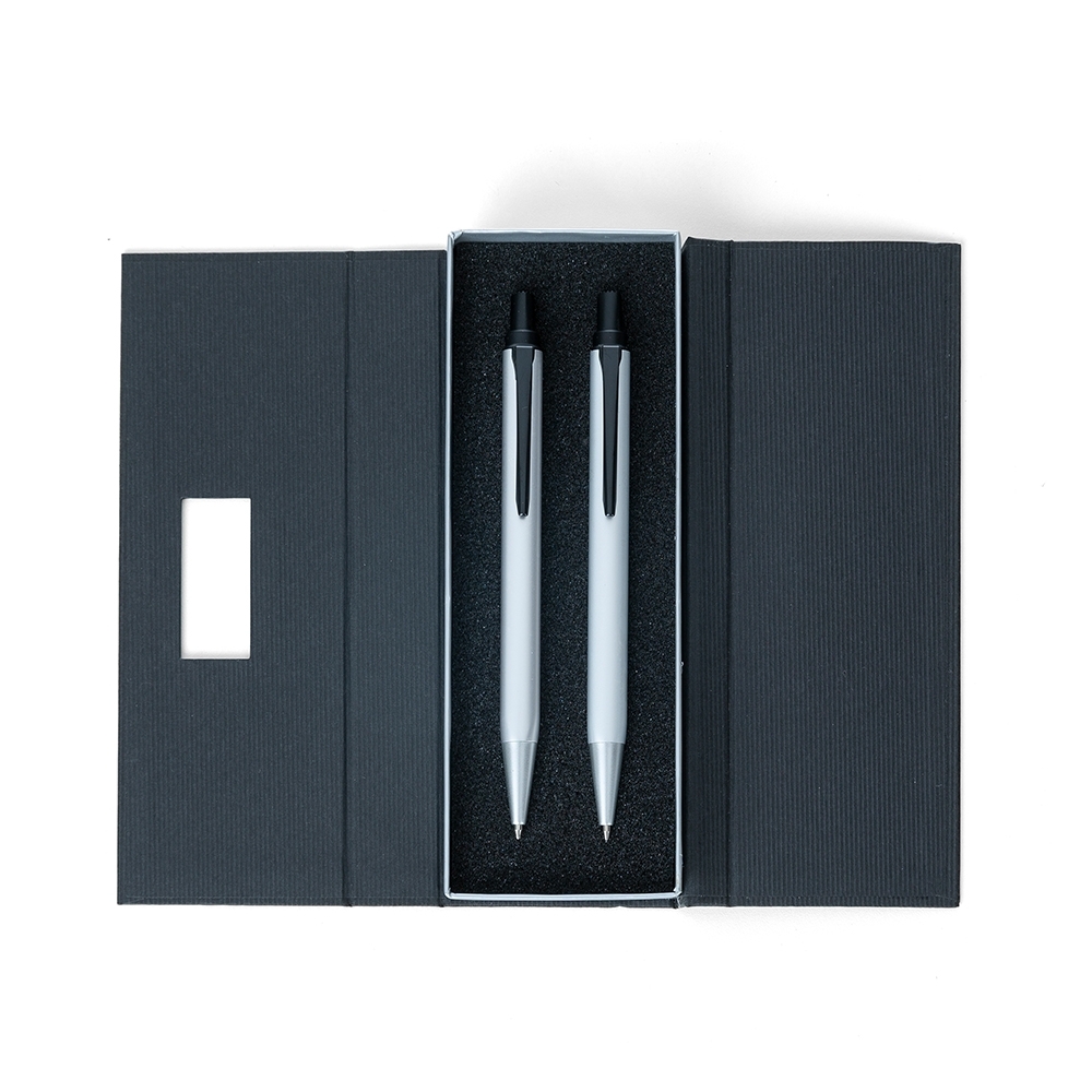 CONJUNTO CANETA E LAPISEIRA METAL