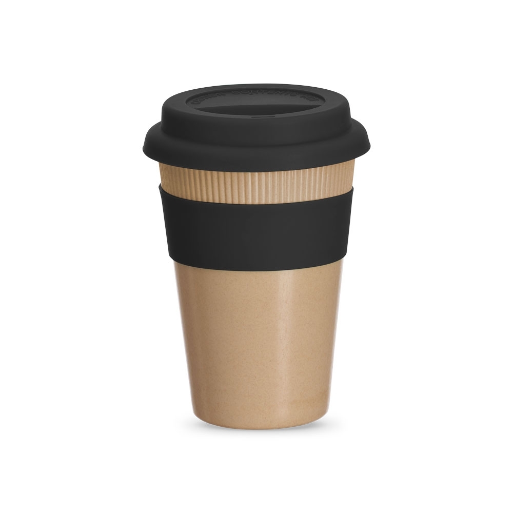 COPO FIBRA BAMBU C/ TAMPA 450ML