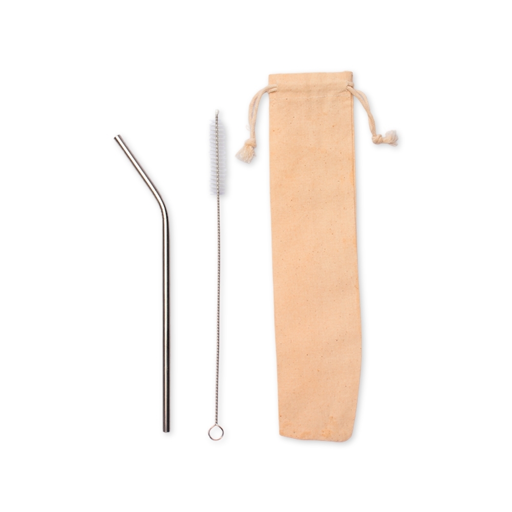 KIT CANUDO DE METAL COM ESCOVA DE LIMPEZA